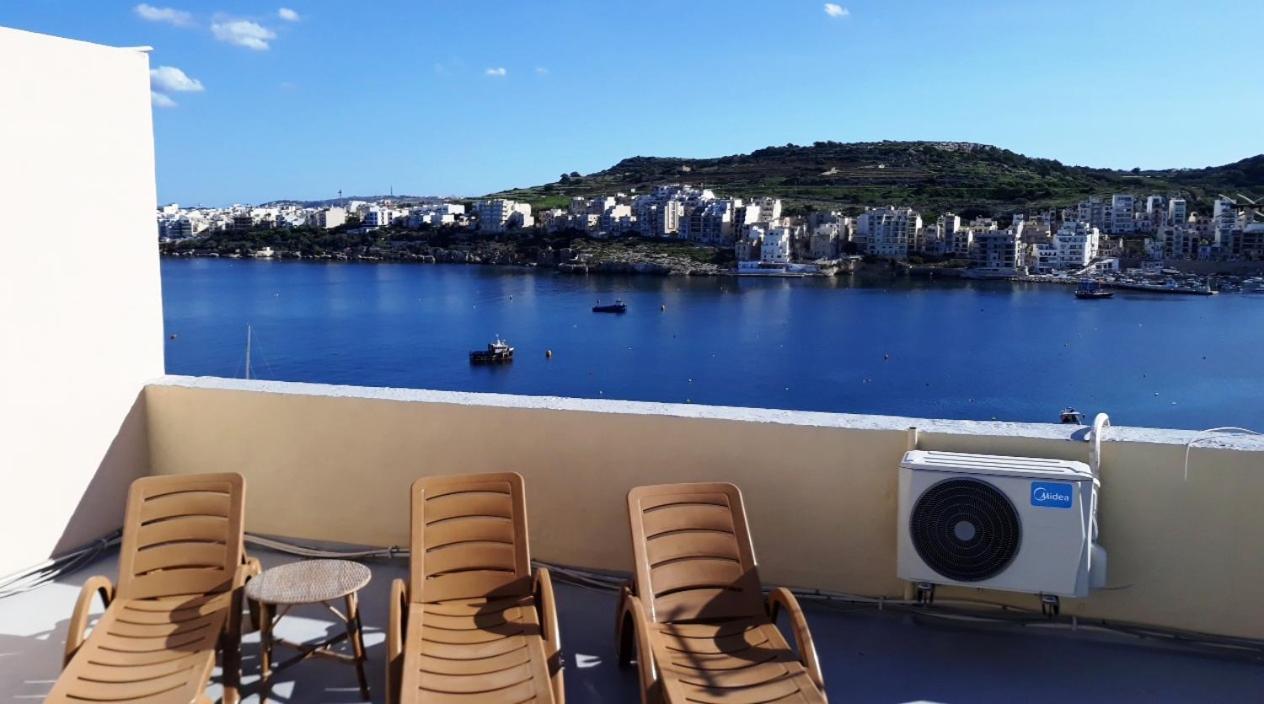 Bayview 2 Bedroom Seaview Apartment With Large Terrace With Panoramic Views - By Getawaysmalta St. Paul's Bay Exteriör bild